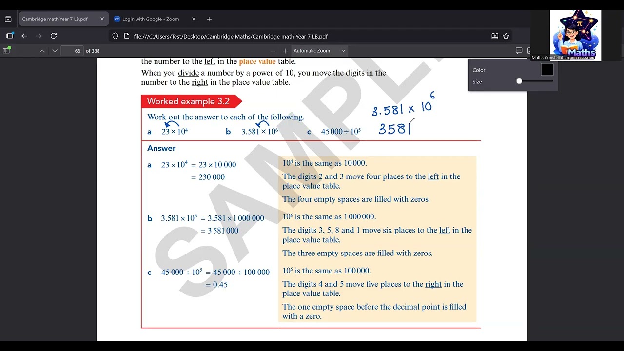 Cambridge Lower Secondary Year 7 Unit 3 , 3.1 Place Value  📚 Learn smart.🚀 Aim high.🌟 Shine bright.