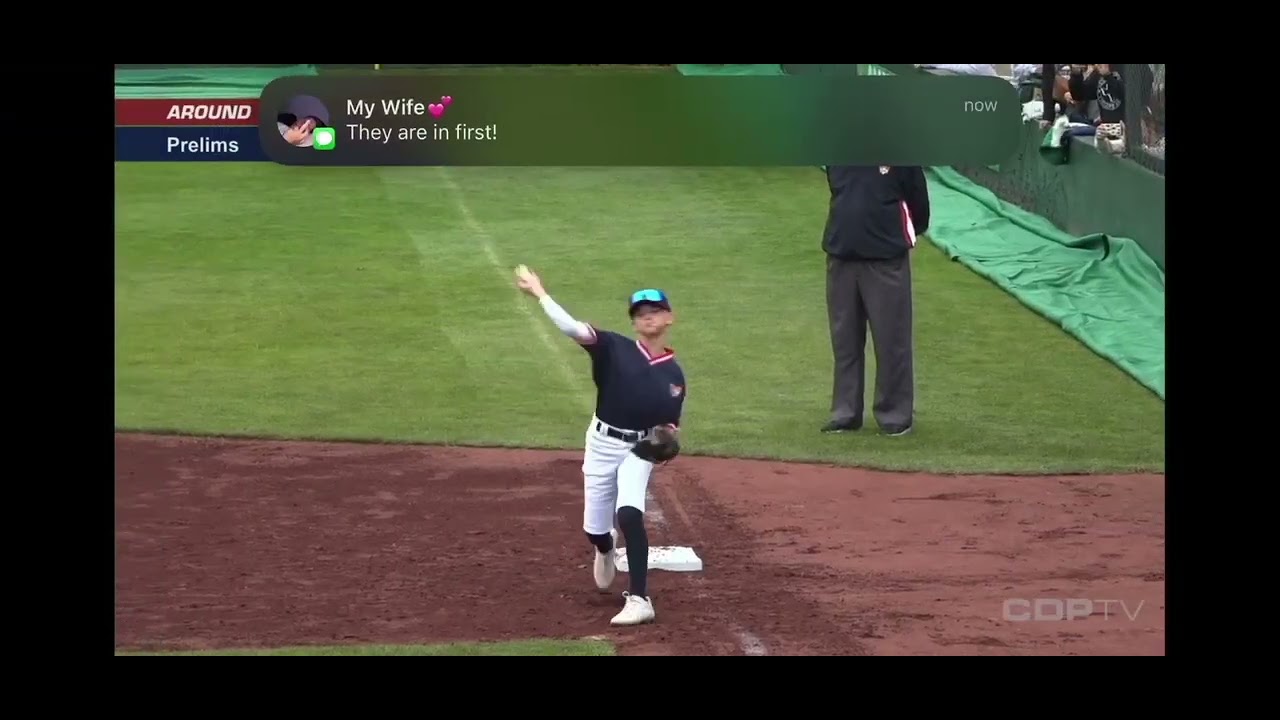 Around the horn Test Black Cooperstown Dreams Park