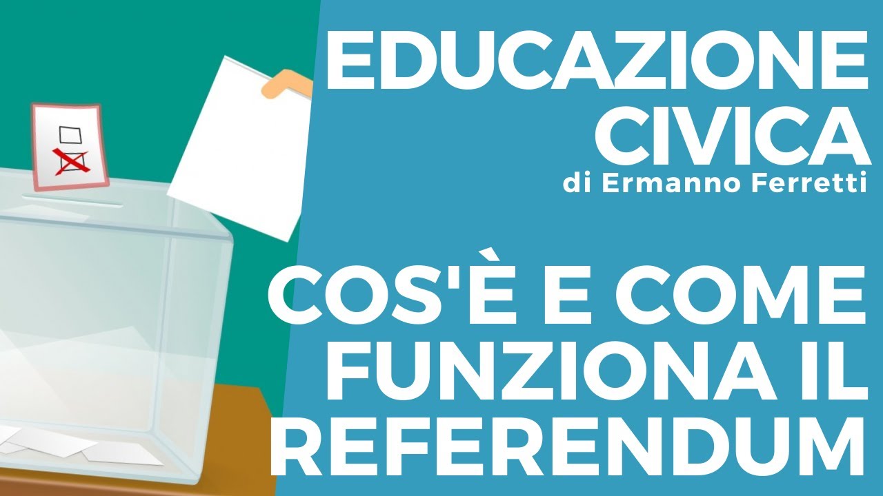 Cos'è e come funziona il referendum in Italia