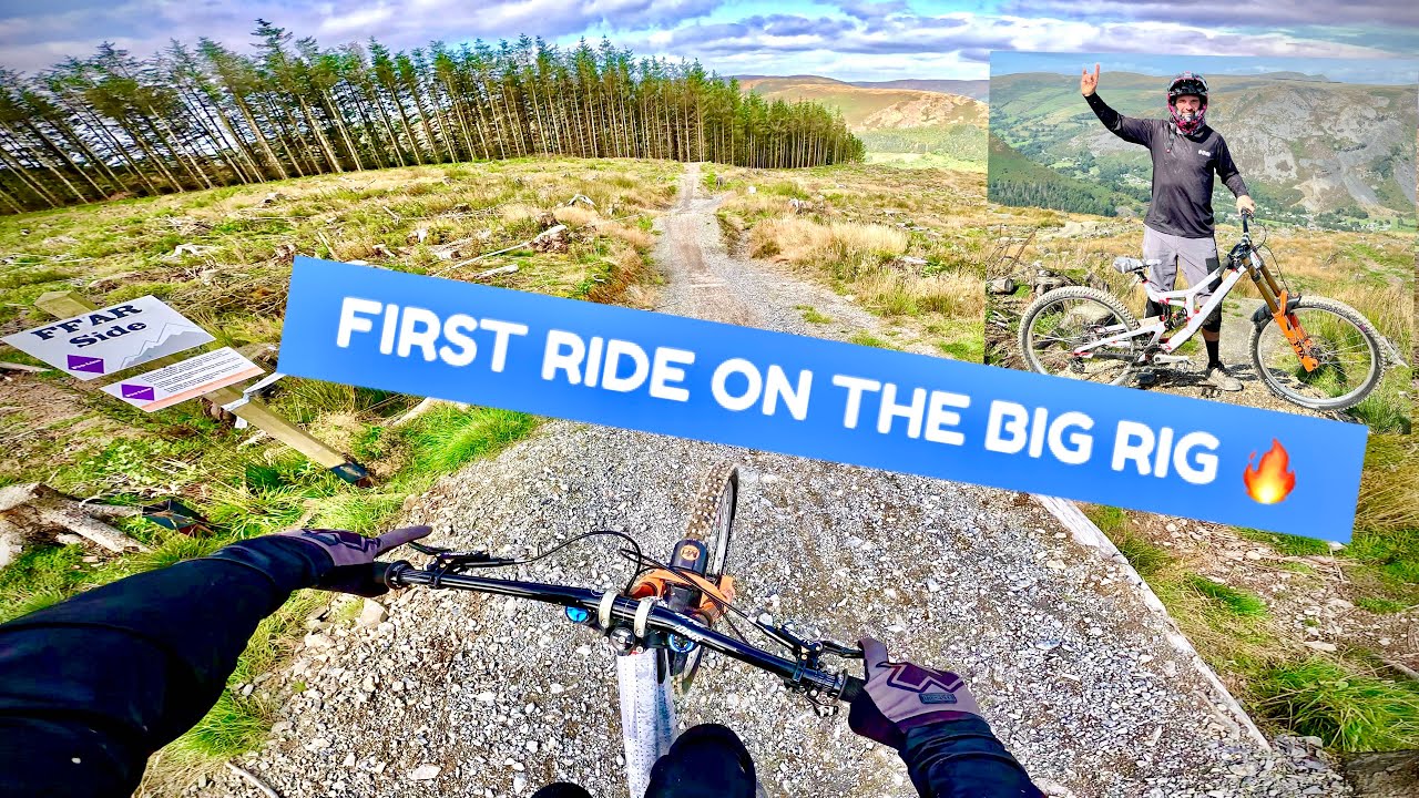 FIRST TIME TESTING THE HOBBY HORSE DH MTB BIG RIG OUT AT A RACE! - Revolution Bikepark