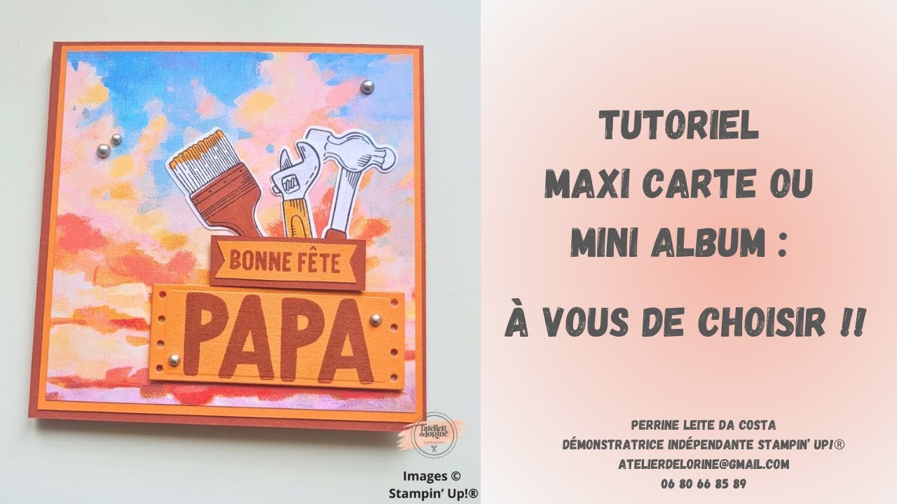 Tutoriel maxi carte ou min album : à vous de choisir !!