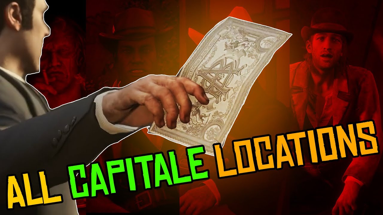 All Capitale Locations in Blood Money Missions Red Dead Online