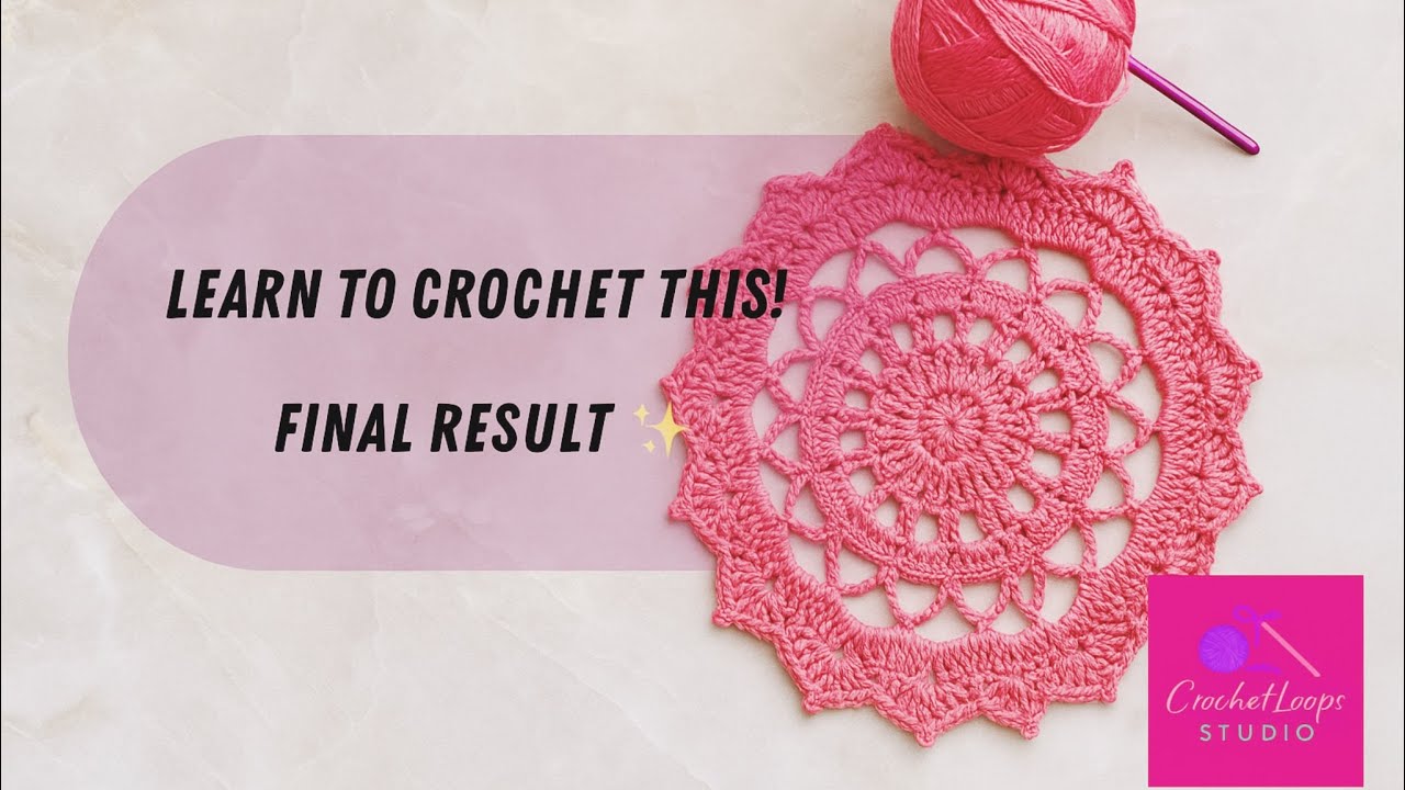 Crochet Table Runner – Final Part :Full Sun Design Completed!