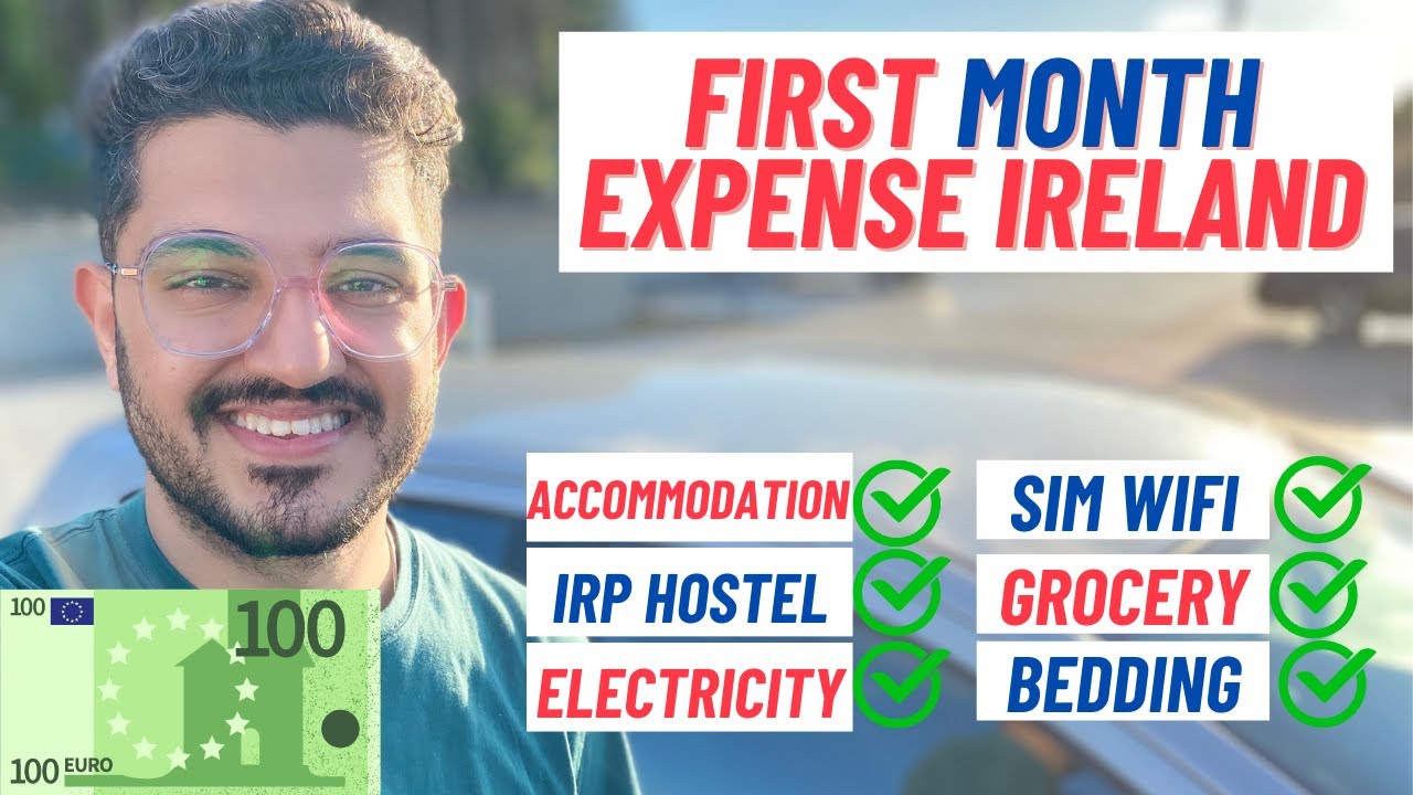 First month expense in Ireland 🇮🇪 😳 | Indian Students in Ireland