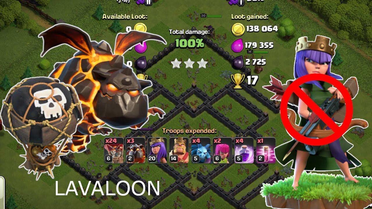 Best Th9 Attack Strategy for Low Level Heroes 2020! How to LavaLoon - Town Hall 9 Clash of Clans