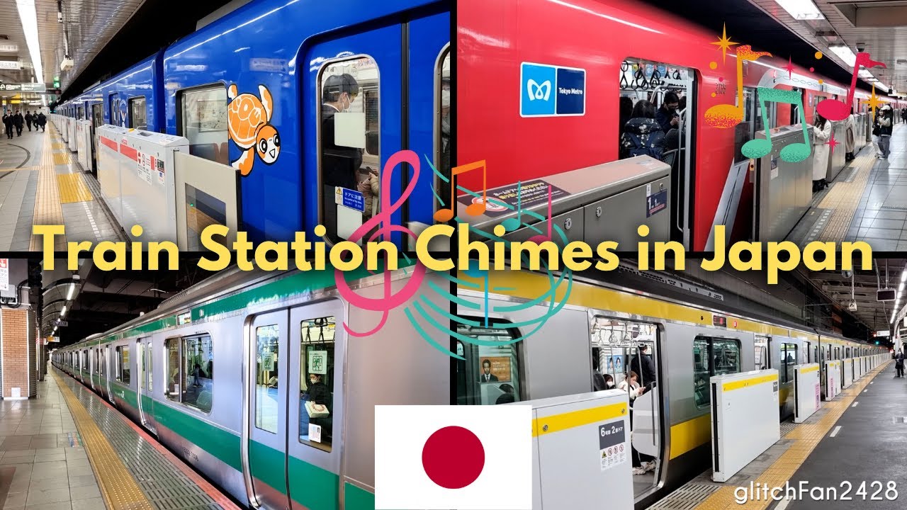 Doors Closing 🎶 Chimes 🎶 in Japan Train Stations, 2024