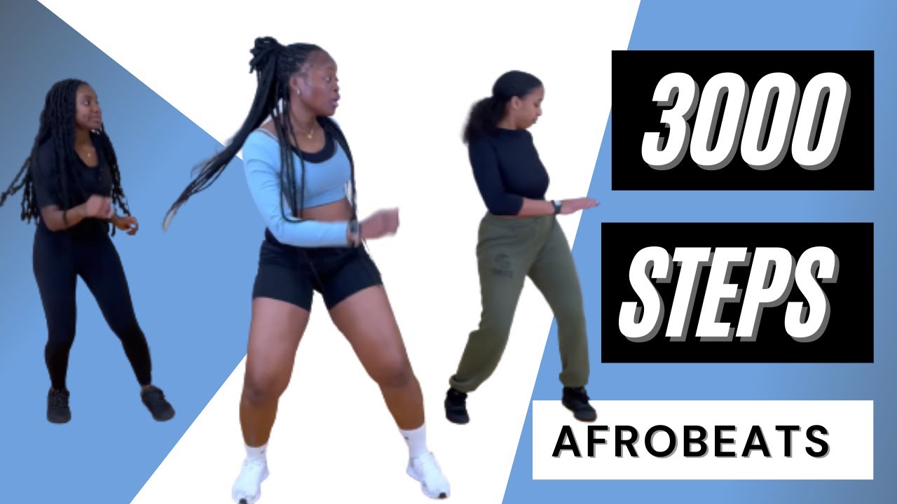 3000 STEPS IN 30 MIN WALKING WORKOUT | Fun and sweaty Afrobeats walking Workout