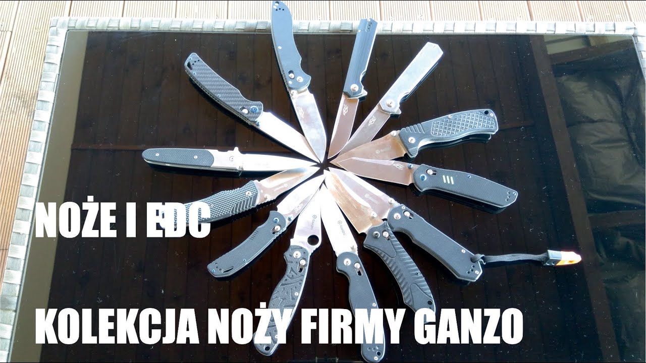 Noże I EDC: Kolekcja noży Ganzo