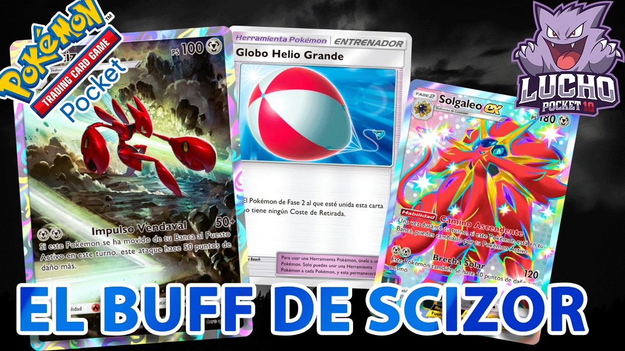 ¡PIVOTEO ILIMITADO! MI SCIZOR METE EL DOBLE DE DAÑO GRACIAS AL GLOBO HELIO y SOLGALEO en TCG POCKET