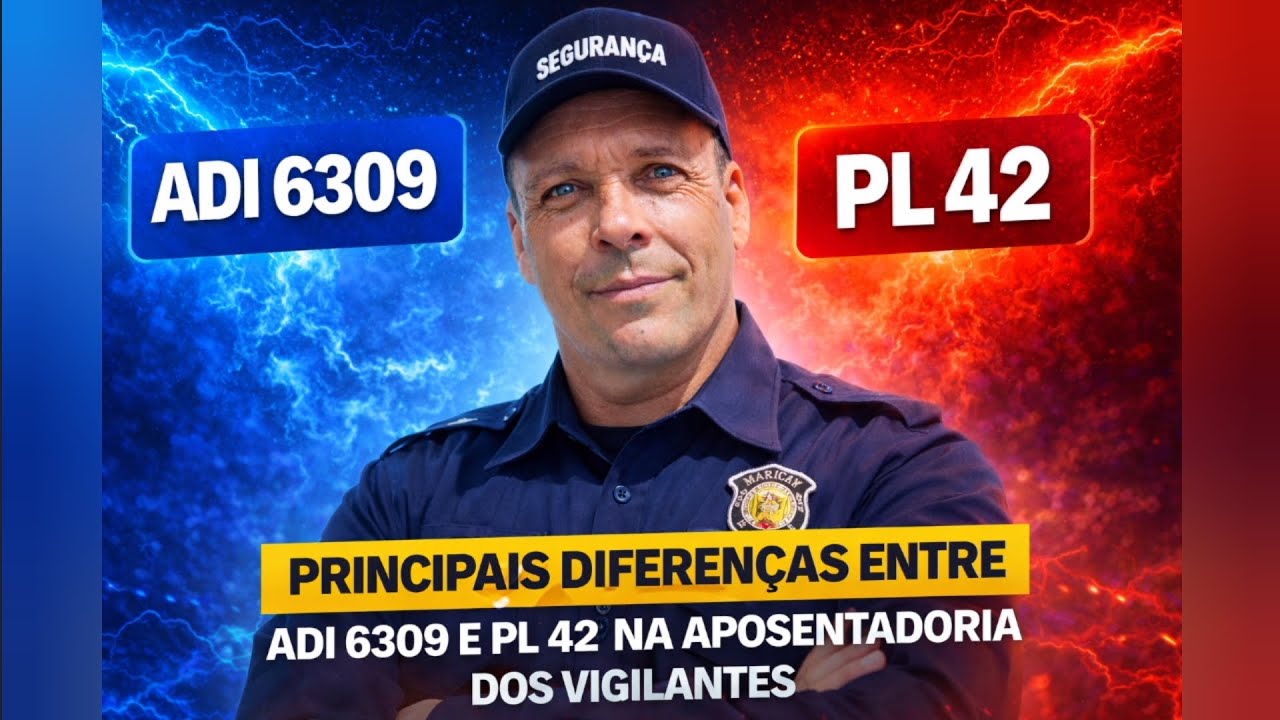 ADI 6309 & PL 42 | DIVERGÊNCIA VIGILANTES APOSENTADORIA ESPECIAL 