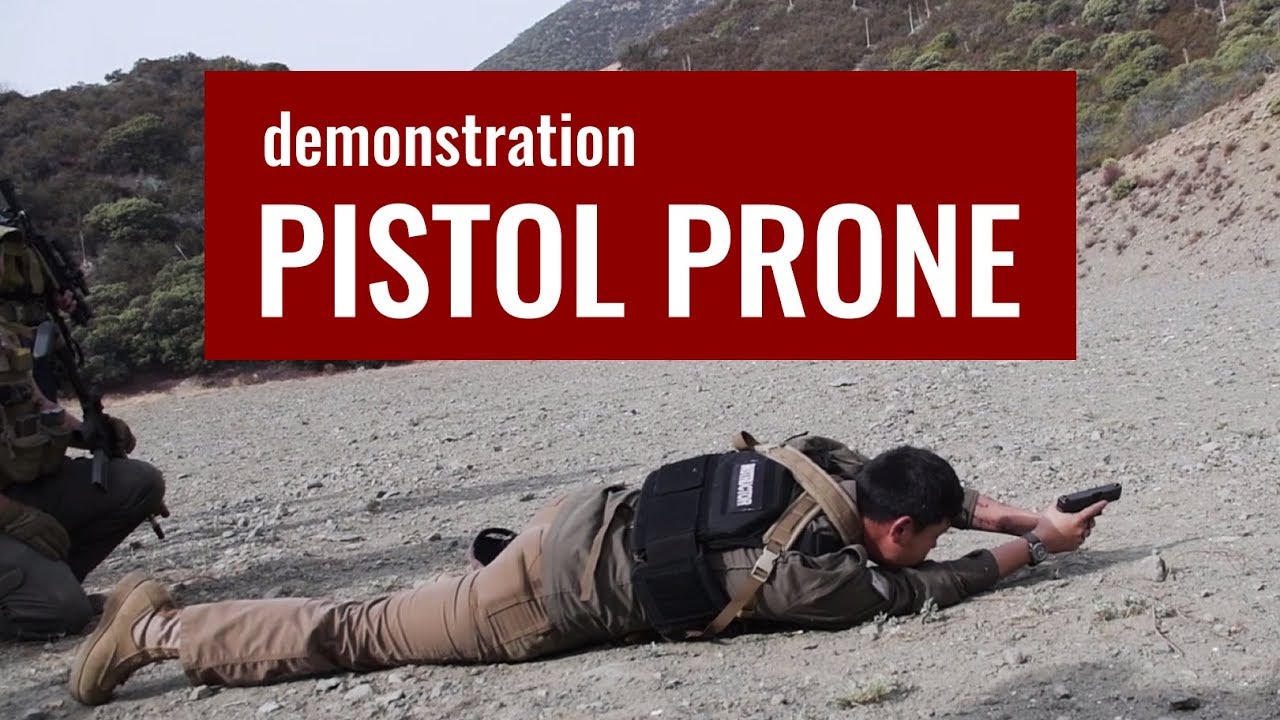 Pistol Prone position - Demonstration and explanation