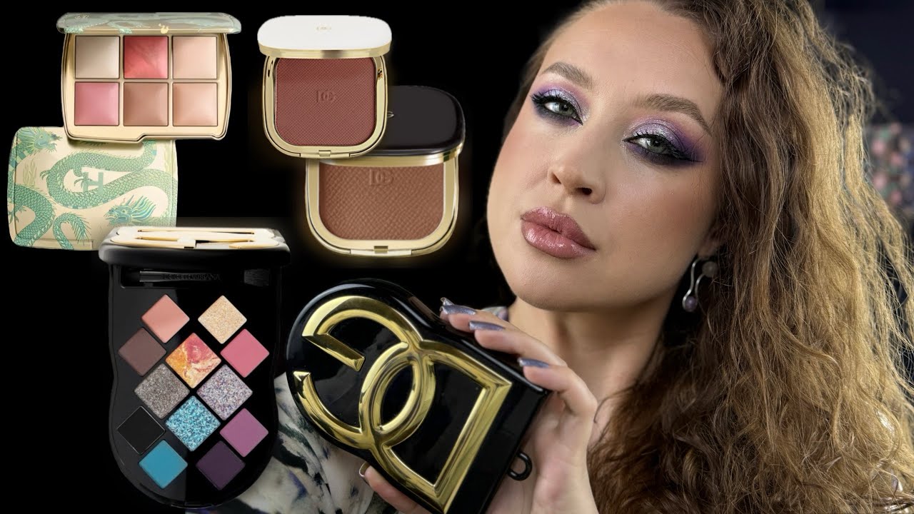 ОБЗОР DOLCE & GABBANA Eye Dare You | Hourglass Dragon Palette | 5 макияжей