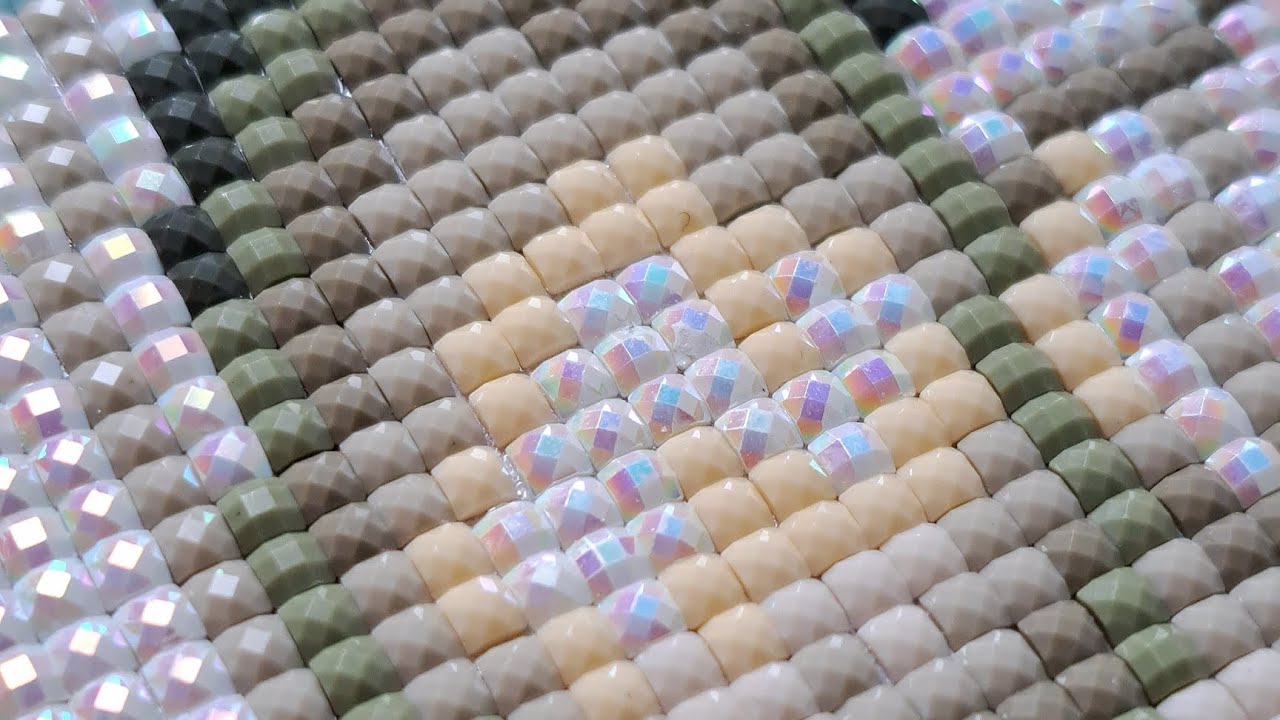 Super Satisfying ASMR Diamond Painting - Diamond Art Club - Real Time - No Talking