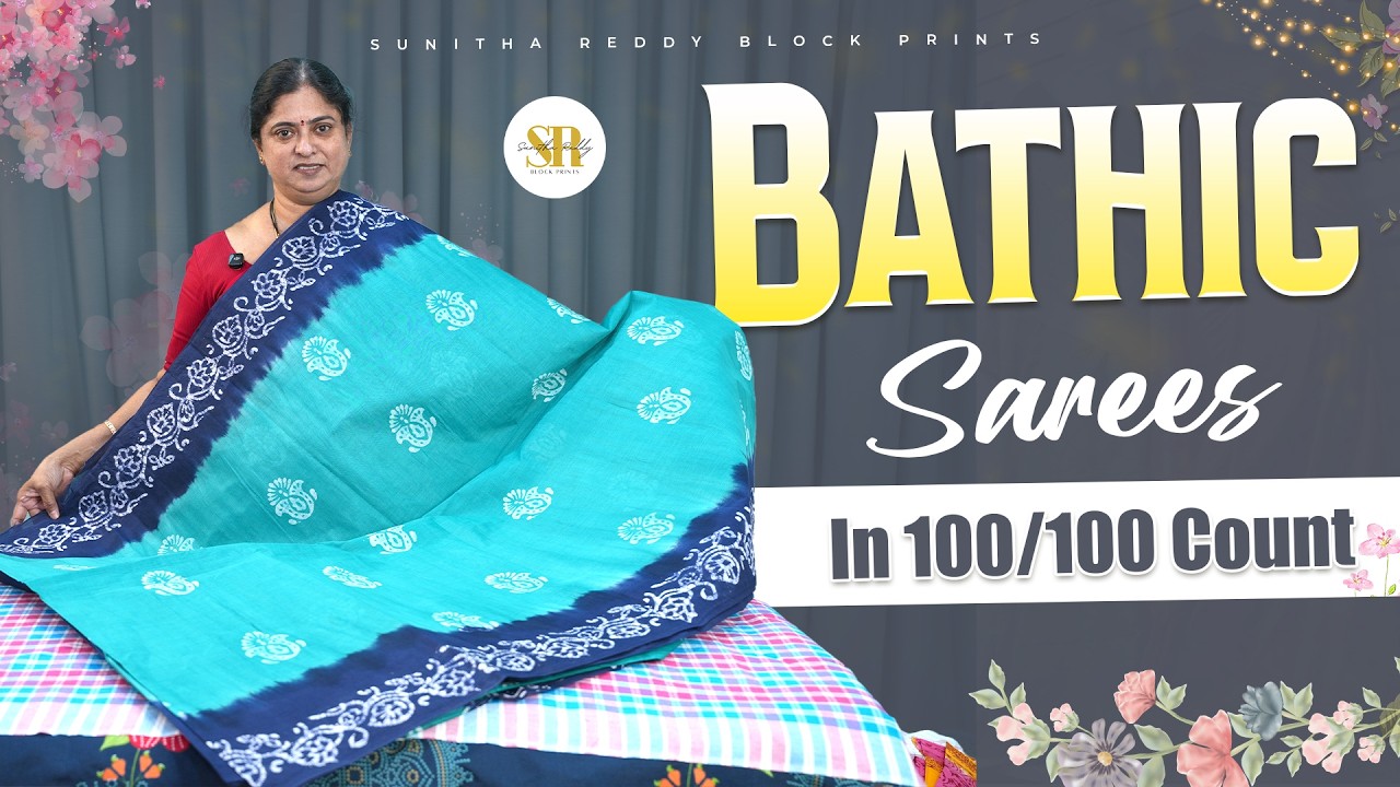 Latest 100/100 Cotton Batik Sarees | Budget Friendly Printed Sarees 2026 | Jejis Vlogs