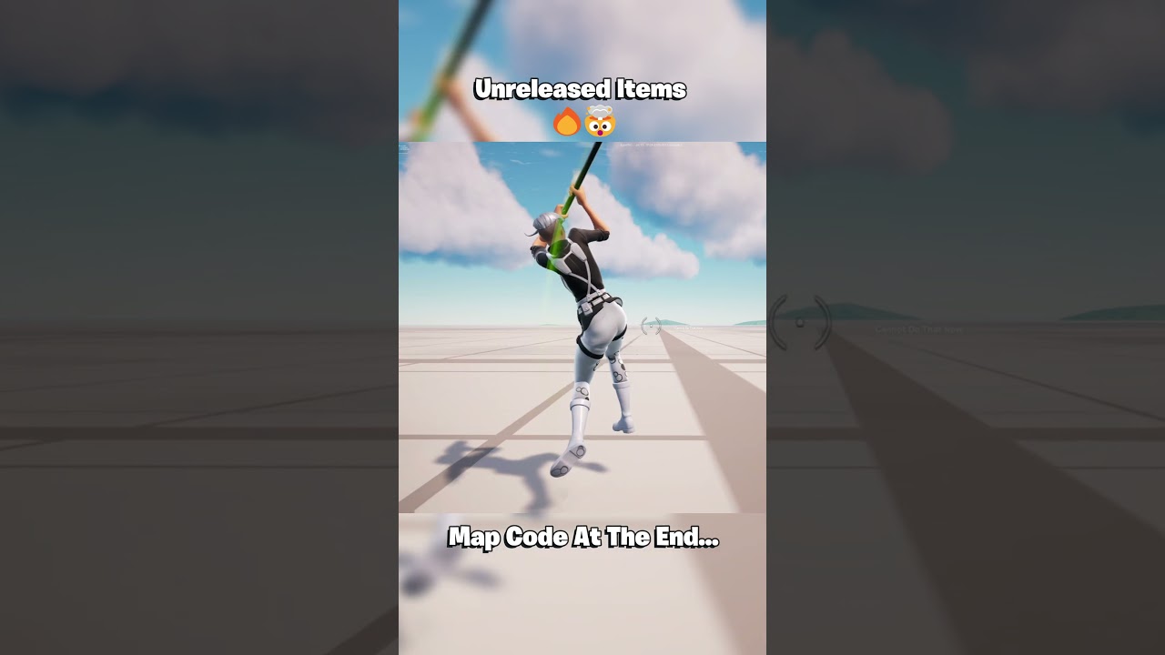 Unreleased Weapons Map In Fortnite 🤯 | How To Get Unreleased Items In Fortnite Creative 😱 #shorts