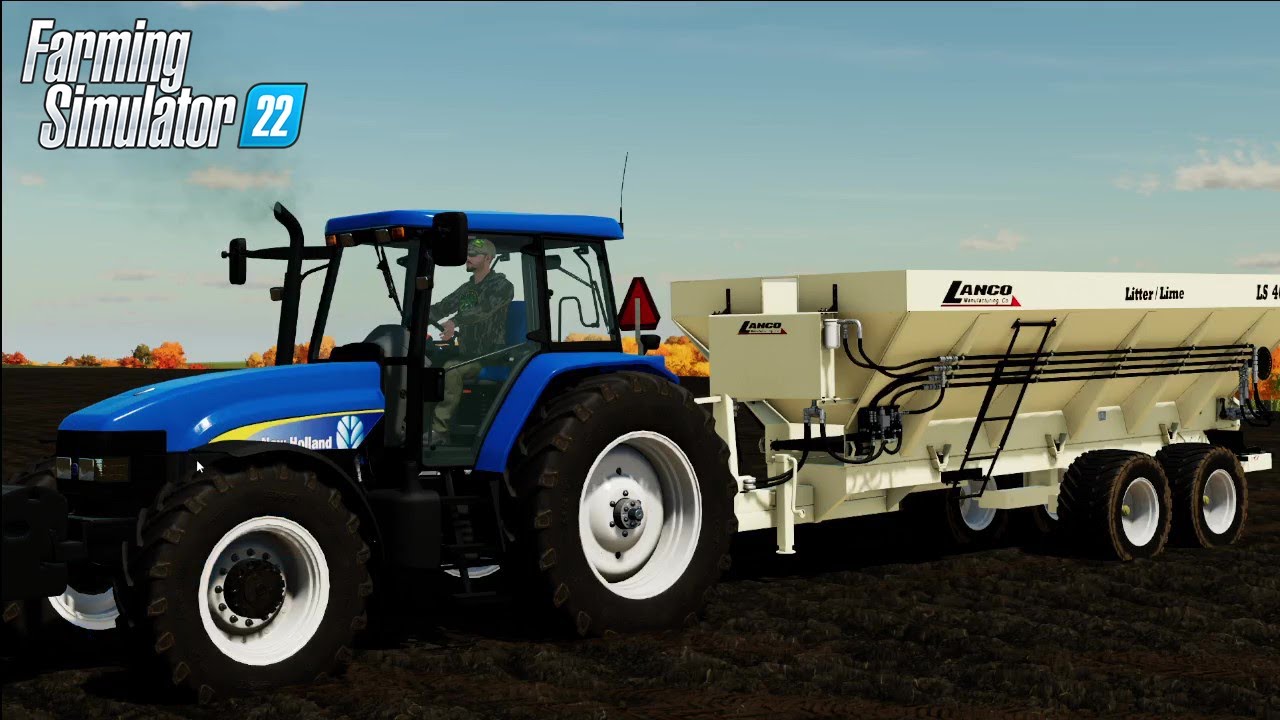 Brand New Lanco Litter/Lime Spreader Solo Cattle Server Farming Simulator 22