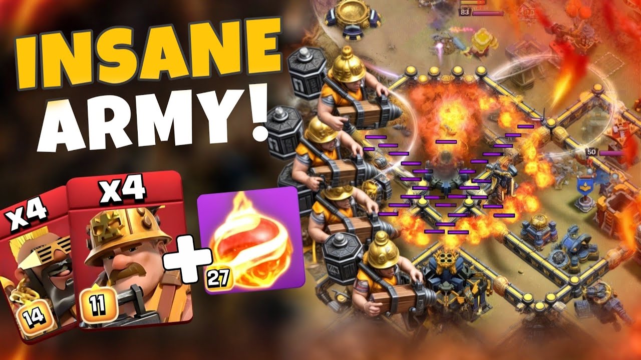 New Super Hybrid attack strategy TH17 | legends league attacks | Clash Of Clans