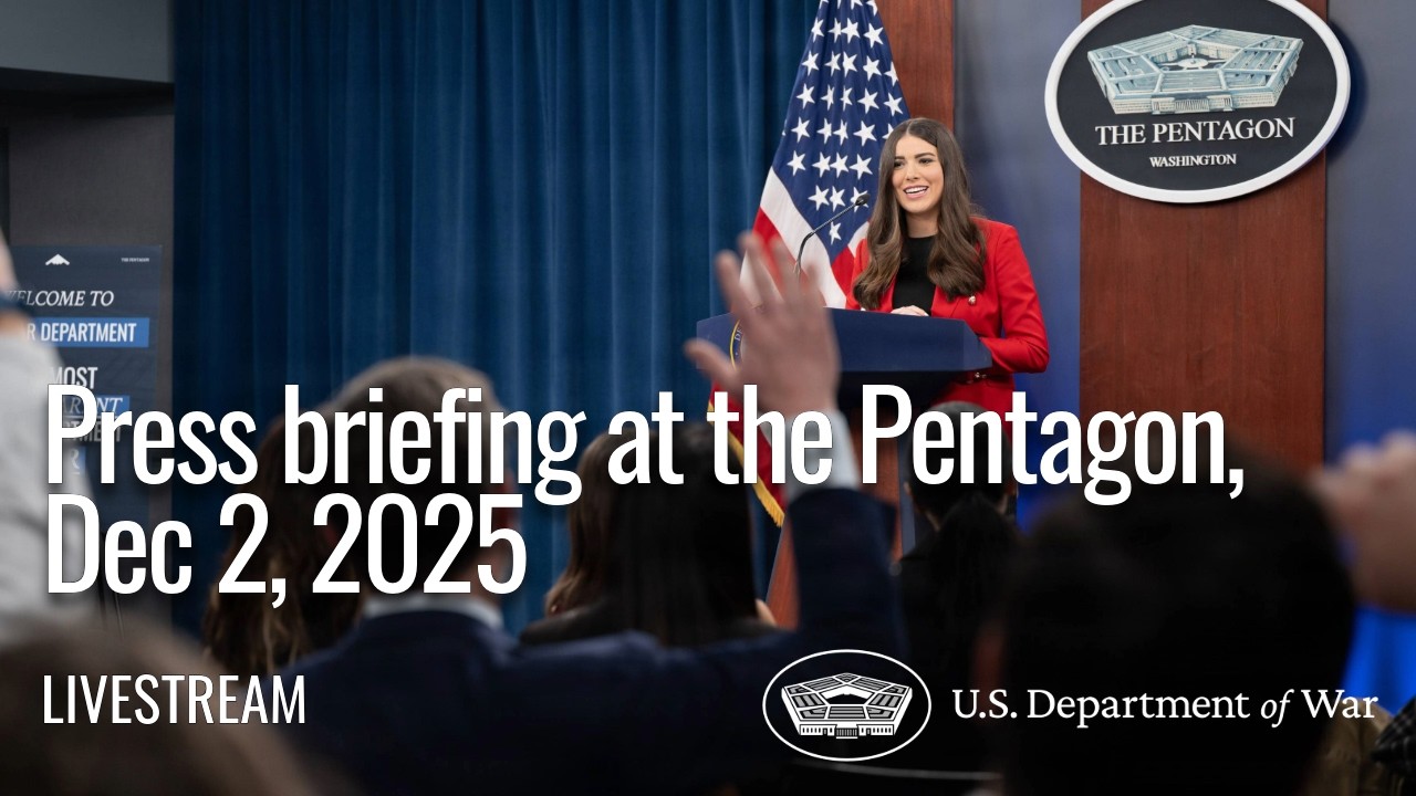 LIVE: Pentagon Press Secretary Kingsley Wilson holds a press briefing at the Pentagon