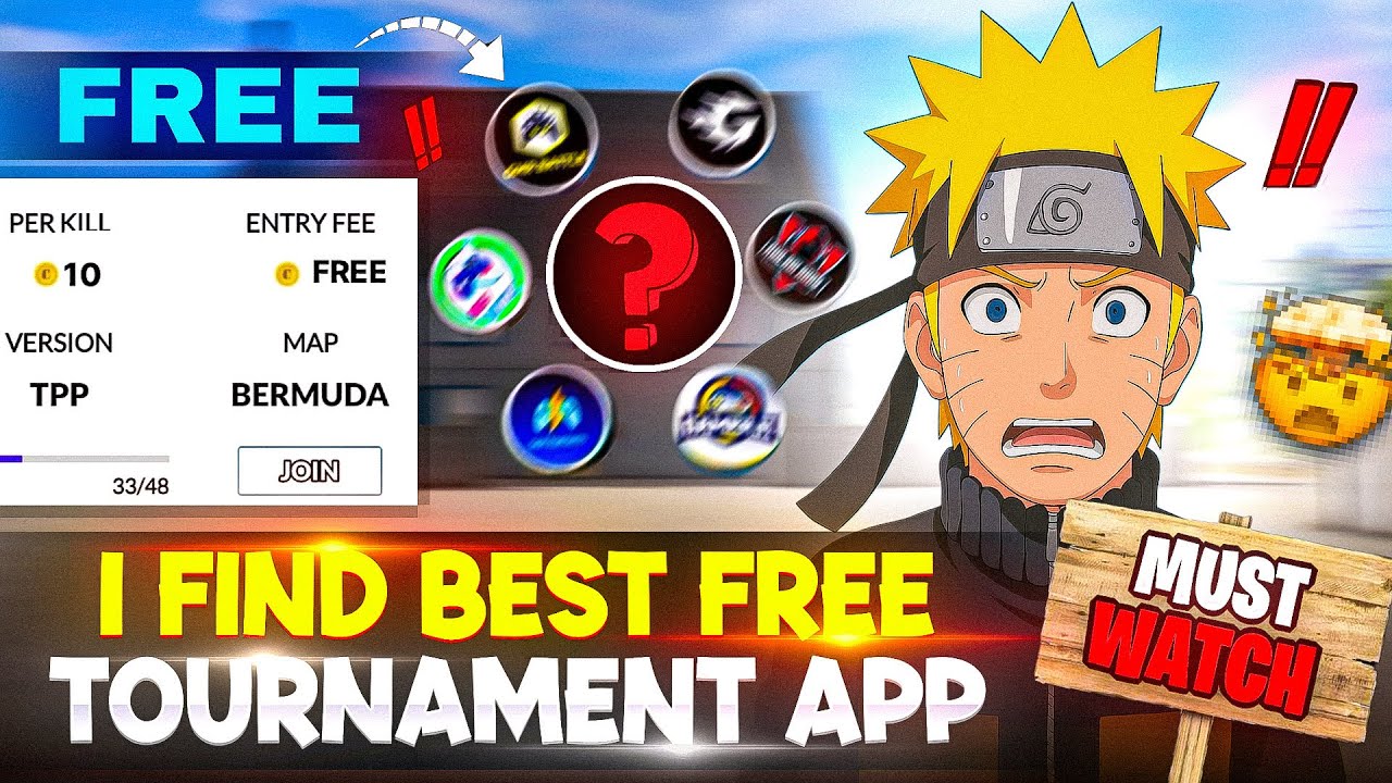 I FIND BEST FREE TOURNAMENT APP💰ENTRY- ₹0🔥PER KILL-10💴|| BEST TOURNAMENT APP EVER ⁉️FREE FIRE MAX🔥