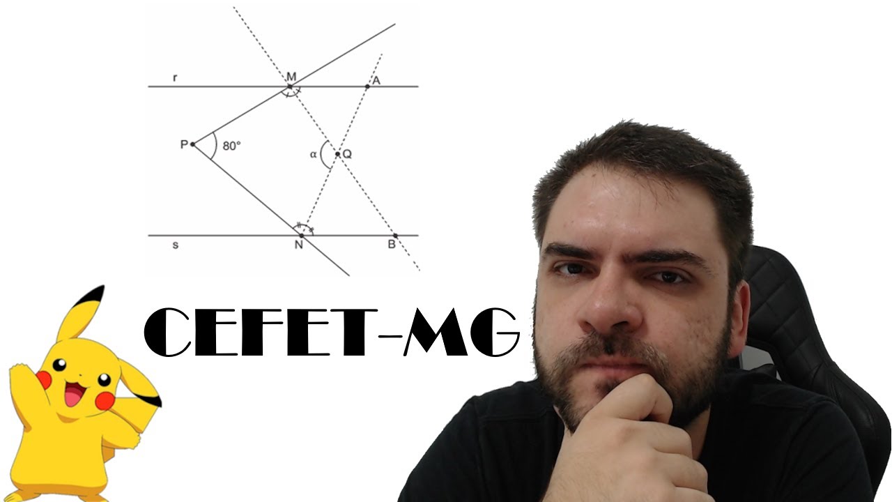 CEFET-MG/2020 Observe a figura. Os pontos A e M pertencem à reta r e os pontos B e N pertencem à