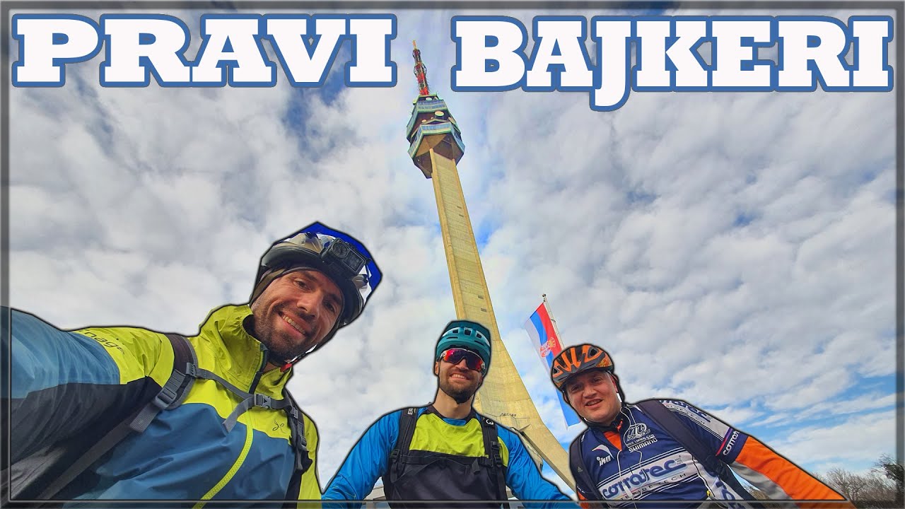 Zimska vožnja bajsevima do Avale, prvi trening 2022 (+dron)