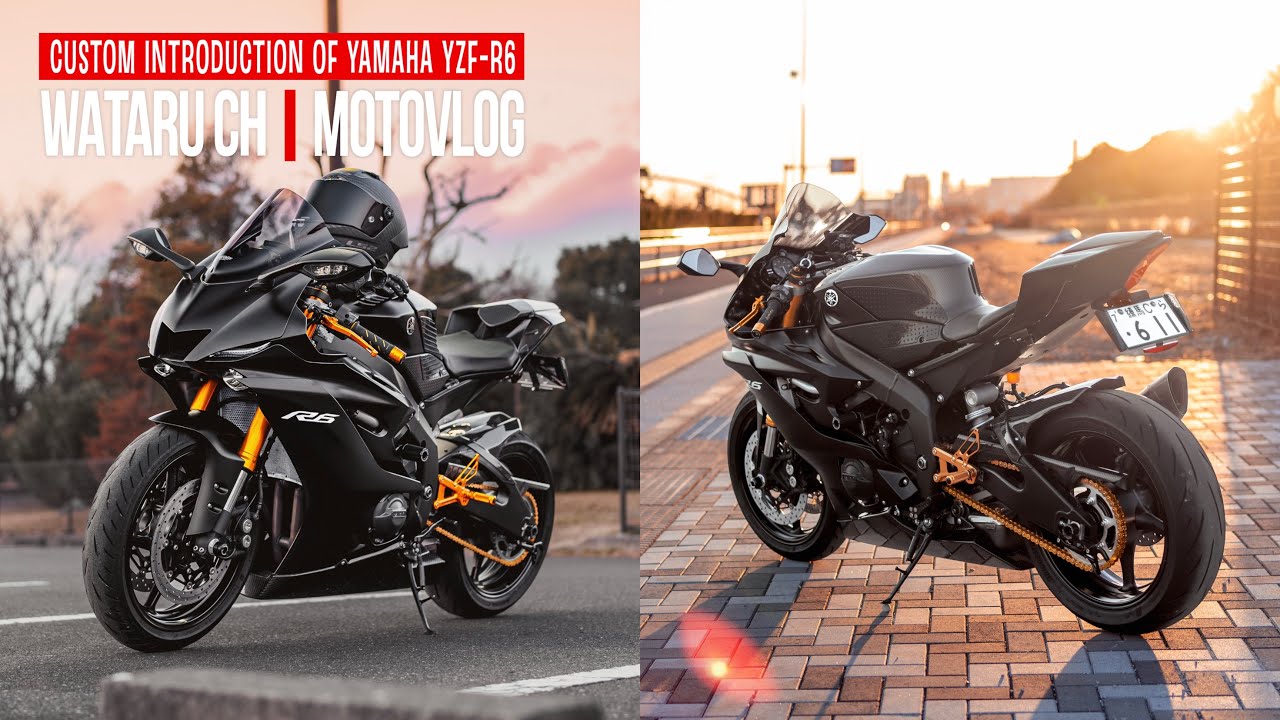 【YZF-R6｜カスタム紹介】マットブラック×カーボンの対比が美しい、鋭利な造形とツヤ感が存在感を放つ至極の一台