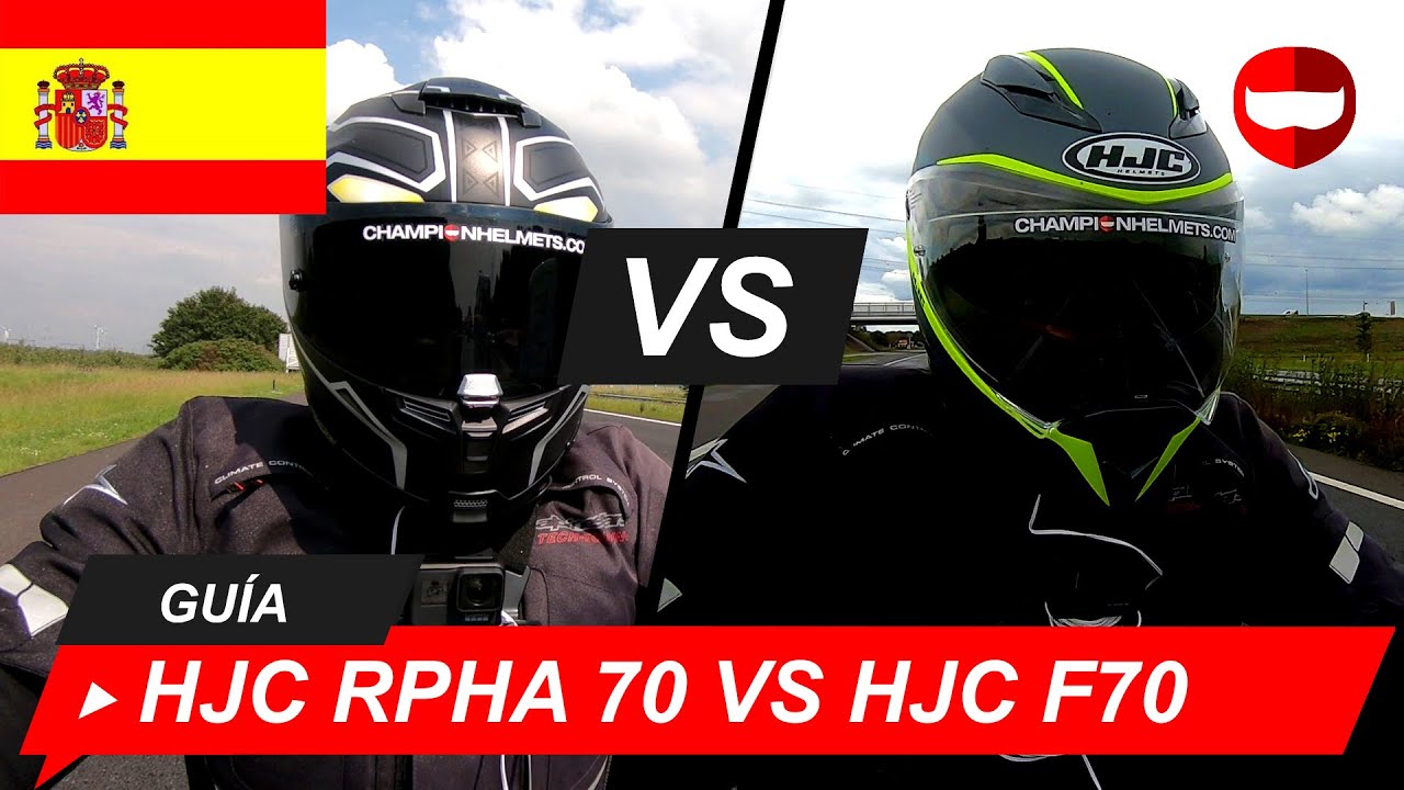 HJC F-70 vs HJC RPHA 70 - ChampionHelmets.com