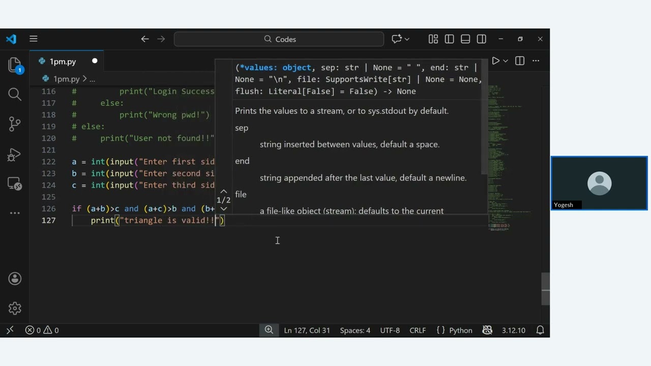 Python 1 PM Batch For Loops Training : Session 8