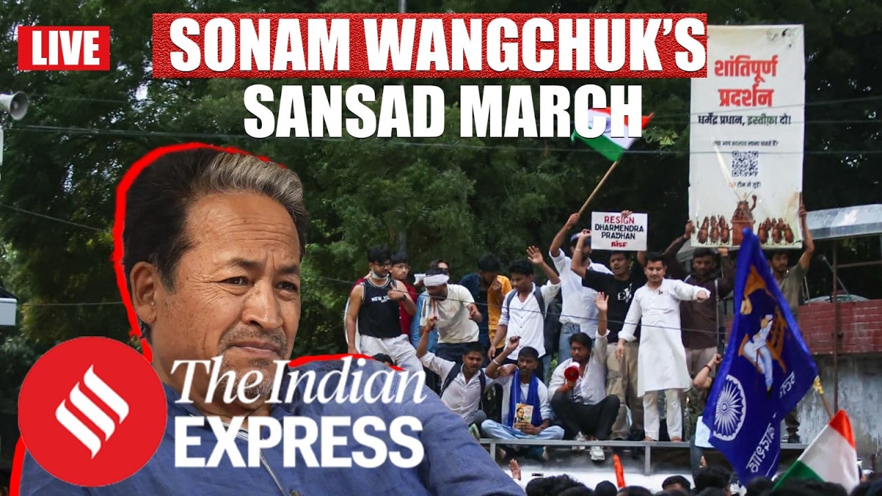 CJP Parliament March Live: Protestors Lathicharged At Sonam Wangchuk&rsquo;s Sansad March