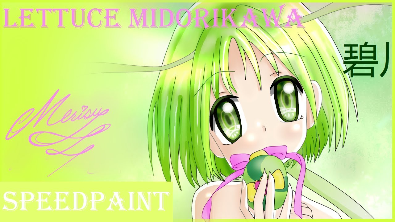 【Speedpaint】 Lettuce Midorikawa from Tokyo Mew Mew💙Merisu💙 (Timelapse 21)