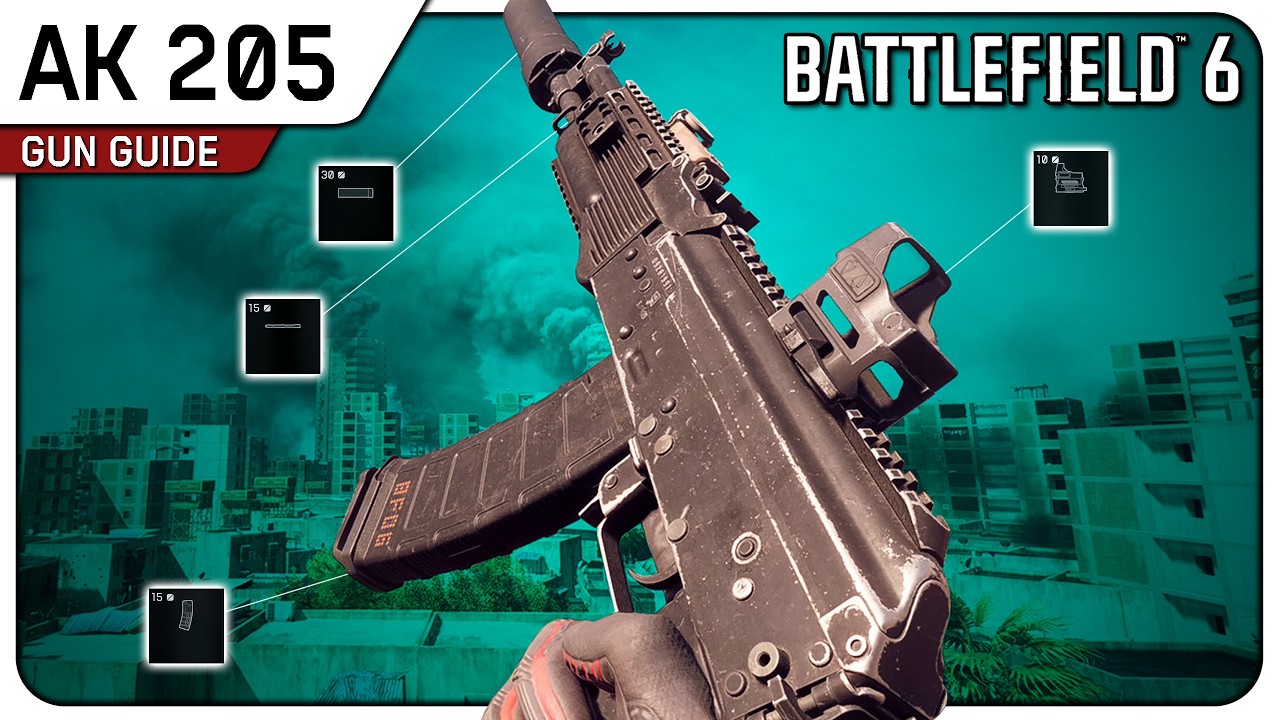 The AK 205 is Weak but VERY Accurate in Battlefield 6!