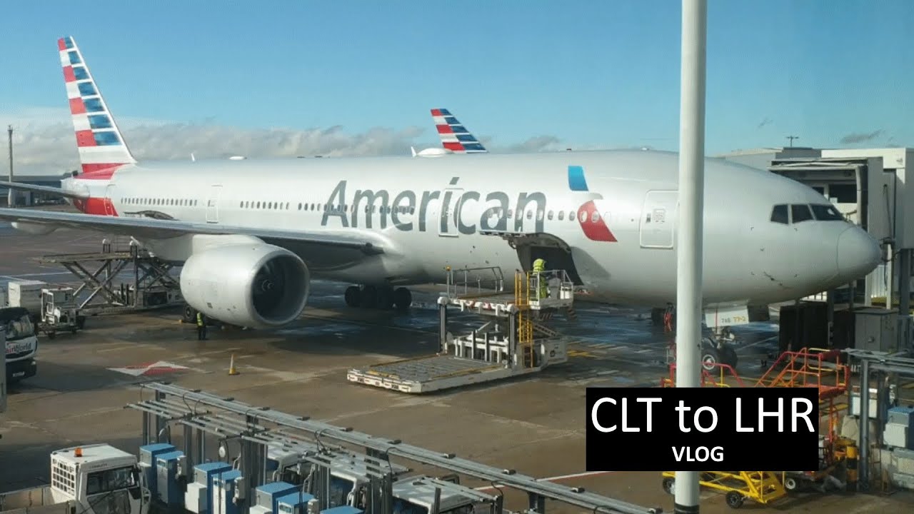 [VLOG] Charlotte to London | American Airlines B777