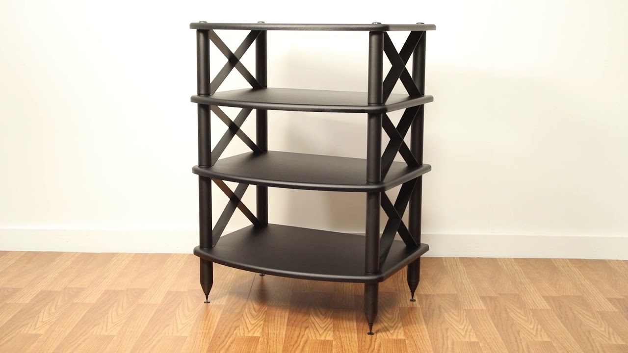 Pangea Audio Vulcan X Brace Four Shelf Audio Rack – Audio Advisor