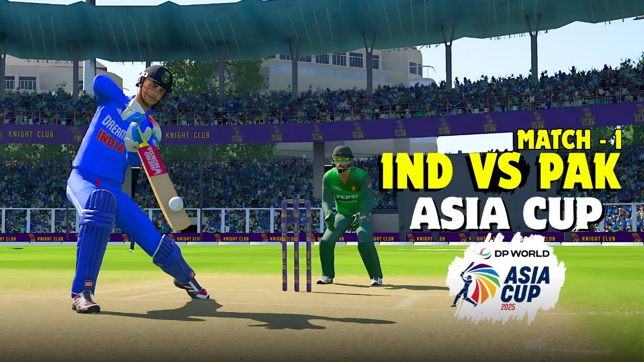 🤯🔥 Asia Cup 2025 BEGINS! India vs Pakistan | First Match Thriller | Cricket 24