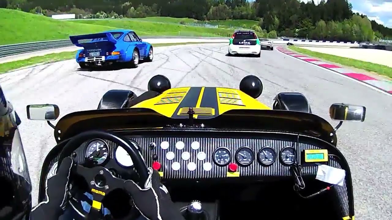 Caterham R300 (280hp) vs Porsche 934 - Red Bull Ring.mov
