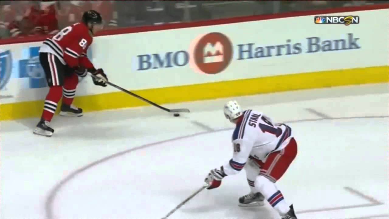 Artemi Panarin First NHL Goal vs New York (10/7/15)