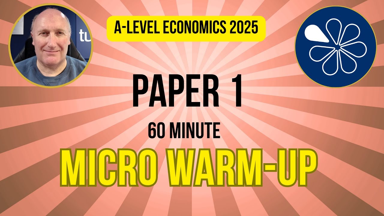 60 Minute MICRO WARMUP | Essential A-Level Economics Revision