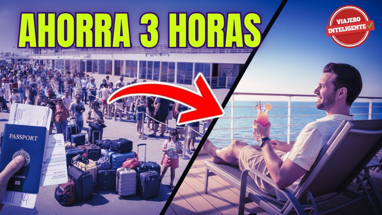 🚢12 TRUCOS para embarcar a tu CRUCERO sin filas (y ahorrarte hasta 3 horas) [Guía 2025]