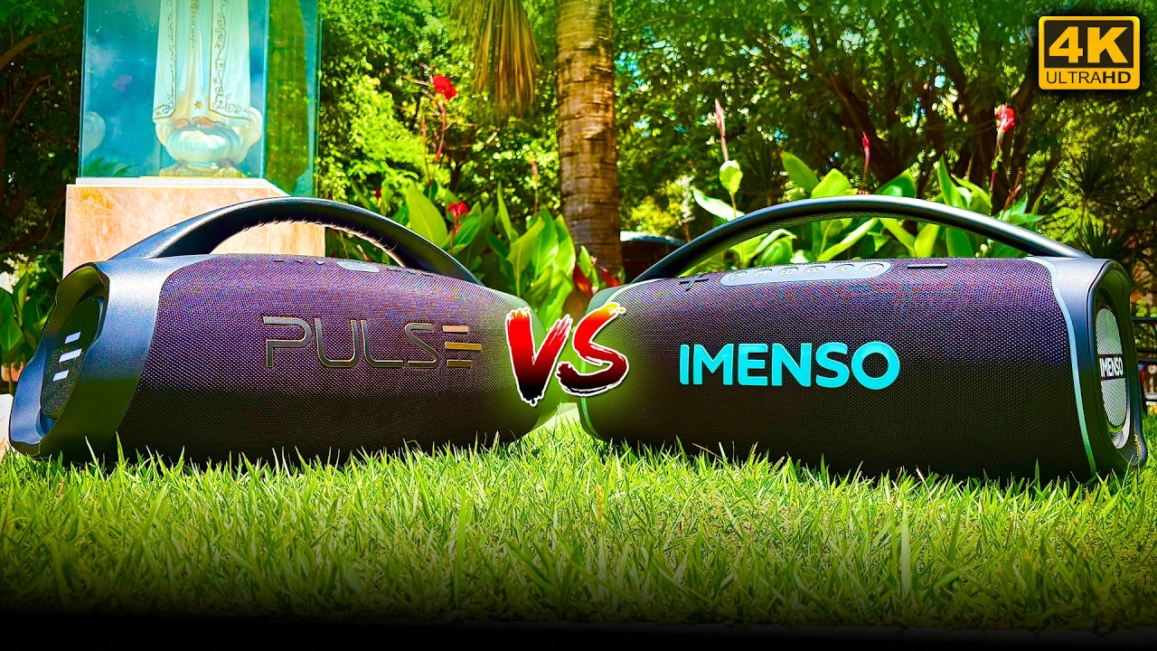 PULSE X SP626 vs IMENSO X41A: Qual a MELHOR boombox? (Comparativo)