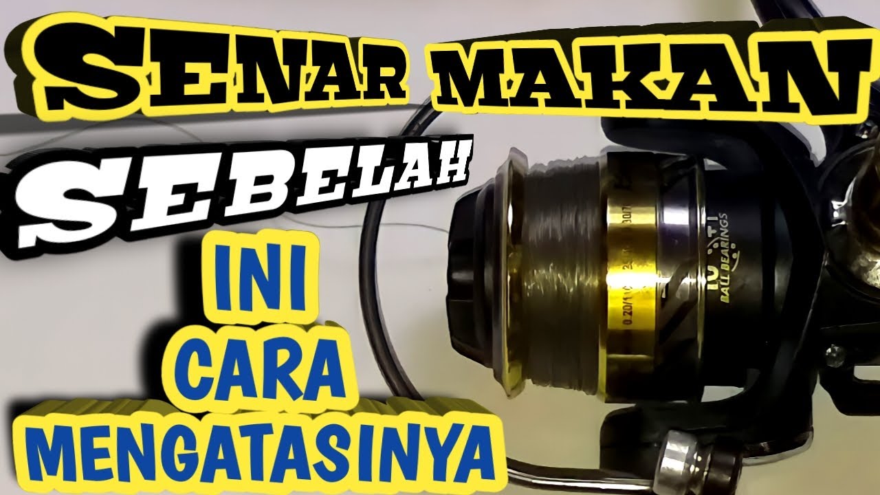 CARA MENGATASI GULUNGAN SENAR YANG TIDAK RATA ATAU MAKAN SEBELAH PADA SPUL SPINNING#MANCINGOPOMANCIN