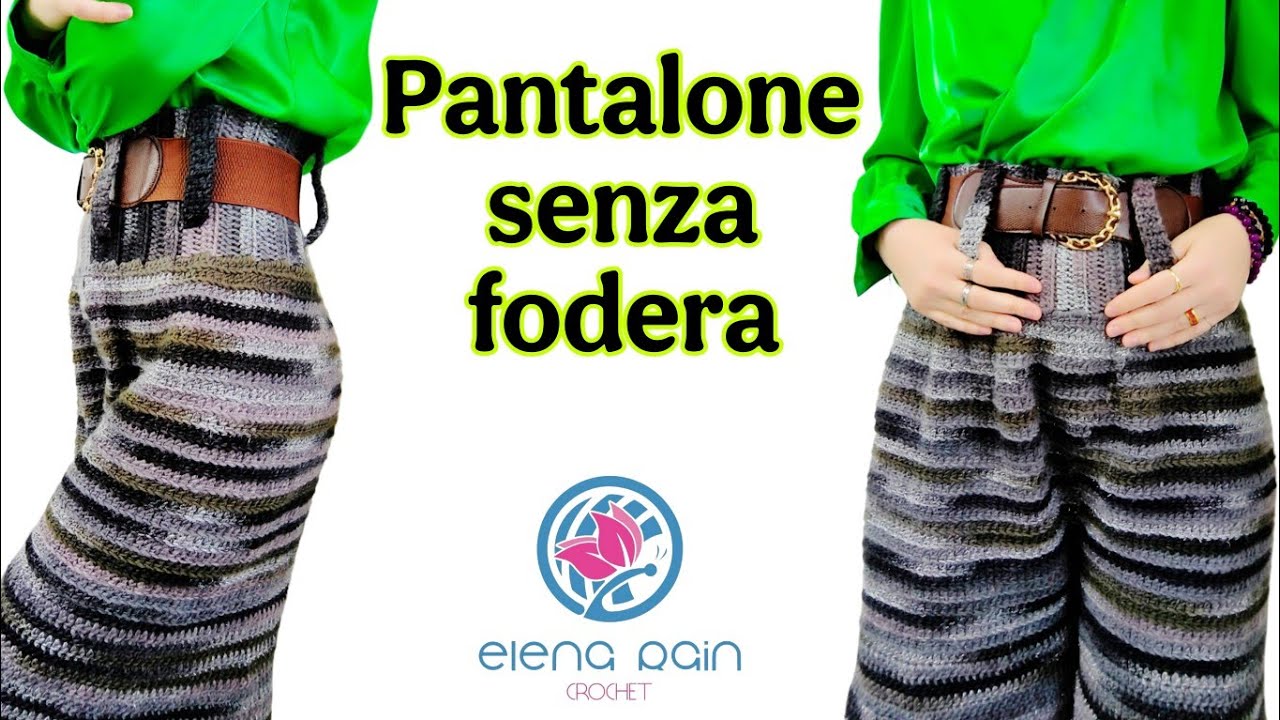 Pantaloni a Uncinetto TRASPARENTI? Mai più! Tutorial Gonna-Pantalone su misura