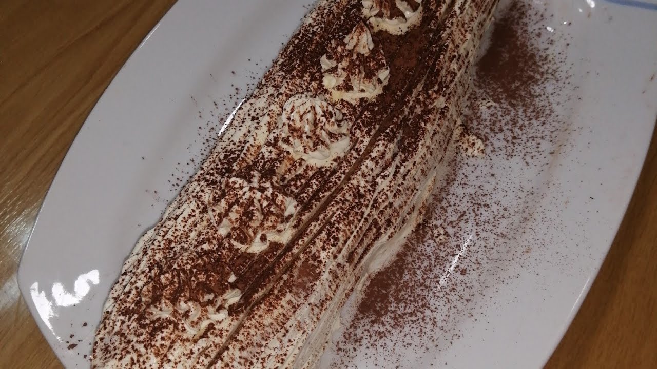 Brazo gitano de tiramisu