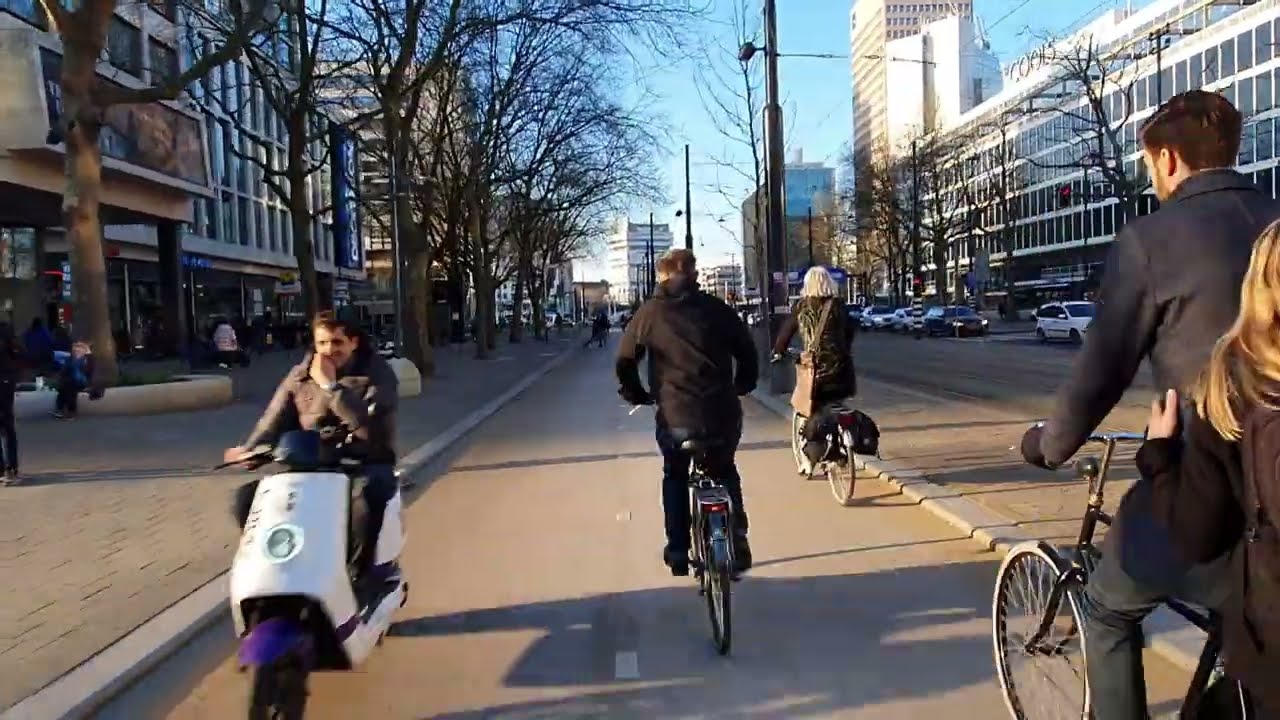 Bike ride (February 2022) Rotterdam Coolsingel