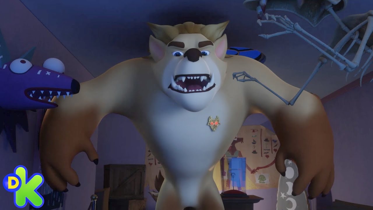 El super lobo Ivan aterroriza a la ciudad | 100% Lobo: La leyenda del anillo lunar | Discovery Kids