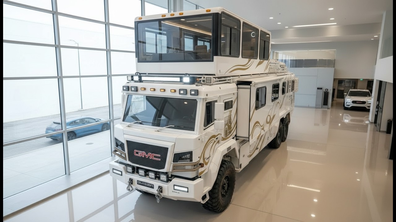 Двухэтажный автодом GMC 2026 года — это передвижной особняк.