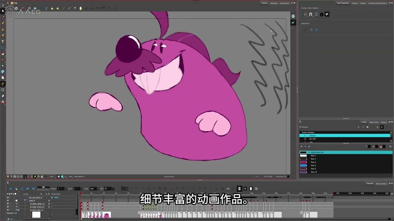 Toon Boom Harmony Premium动画制作软件V25版 中文介绍