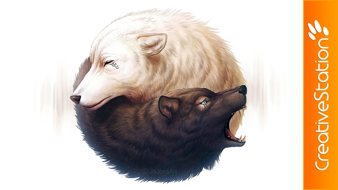 Yin and Yang - Speed Painting (#Photoshop) | CreativeStation