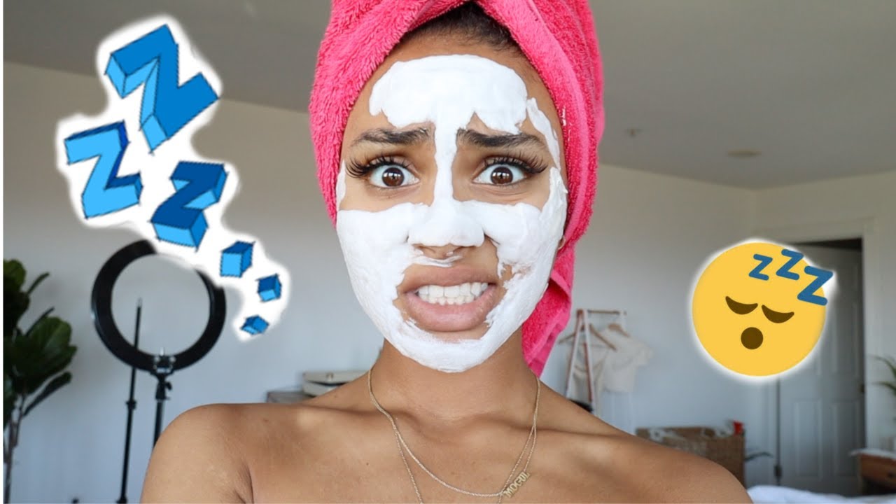 my real end of summer night time routine ft. glowy skin
