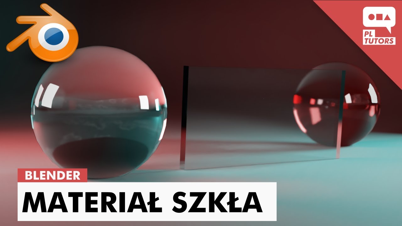 Materiał szkła - Blender 2.82