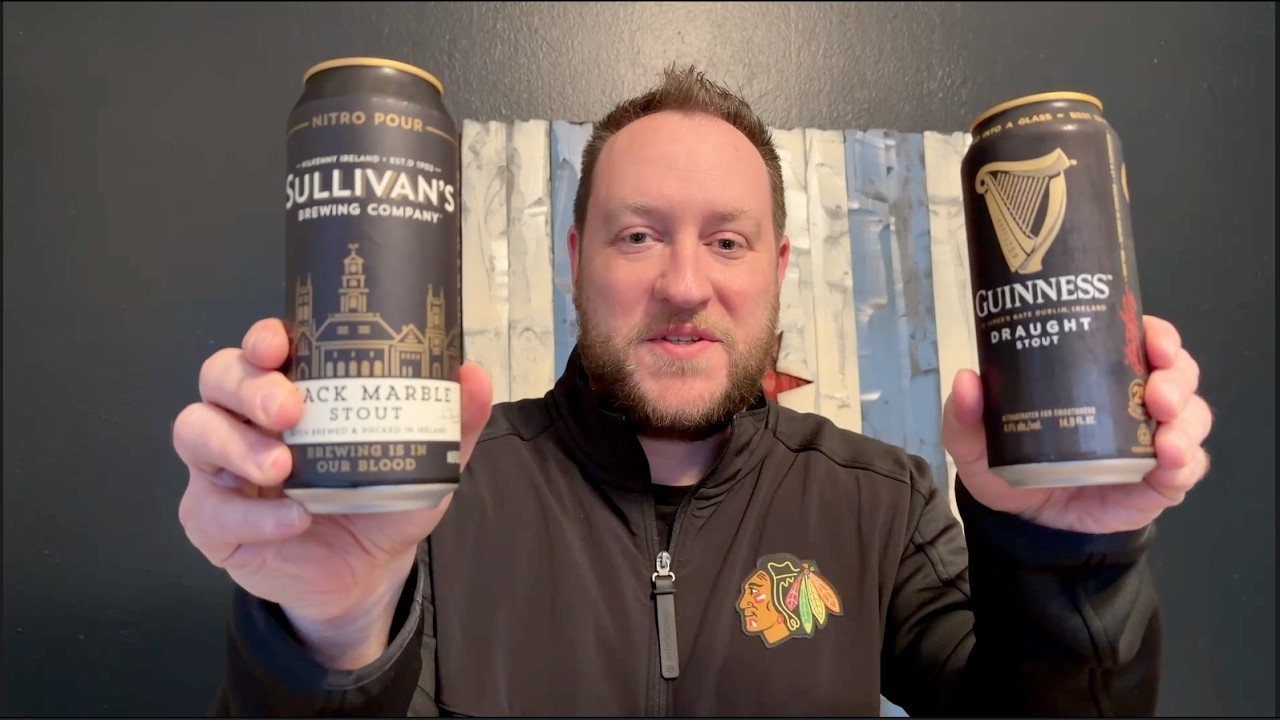 Sullivan's Black Marble Stout vs Guinness Draught